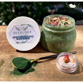 SPIRULINA &  SEA SALT HANDCRAFTED BODY SCRUB